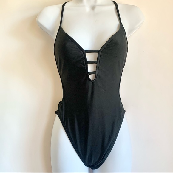 Vtg. Victoria’s Secret Black Sexy Bathing Suit - Picture 3 of 10